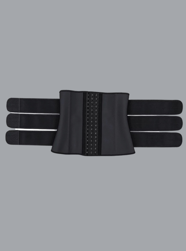 Triple compression waist trimmer - Black