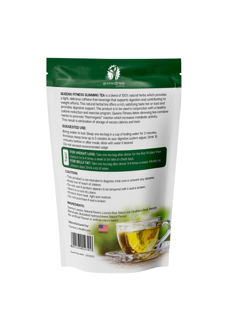 Detox Slimming Tea - Honey Lemon Flavour