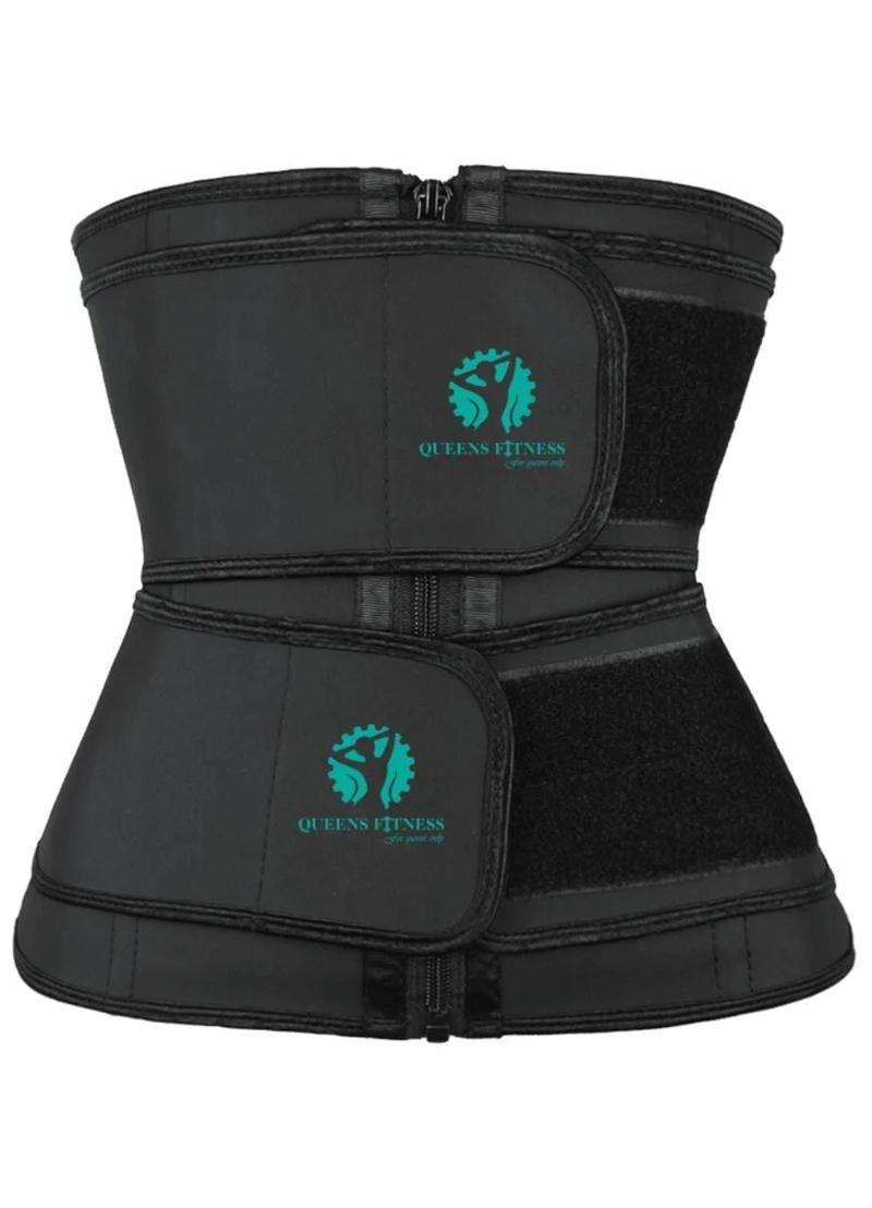 Double Compression Waist Trimmer - Black